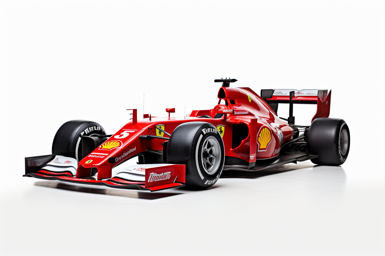 Ferrari Formula One Car Studio Image