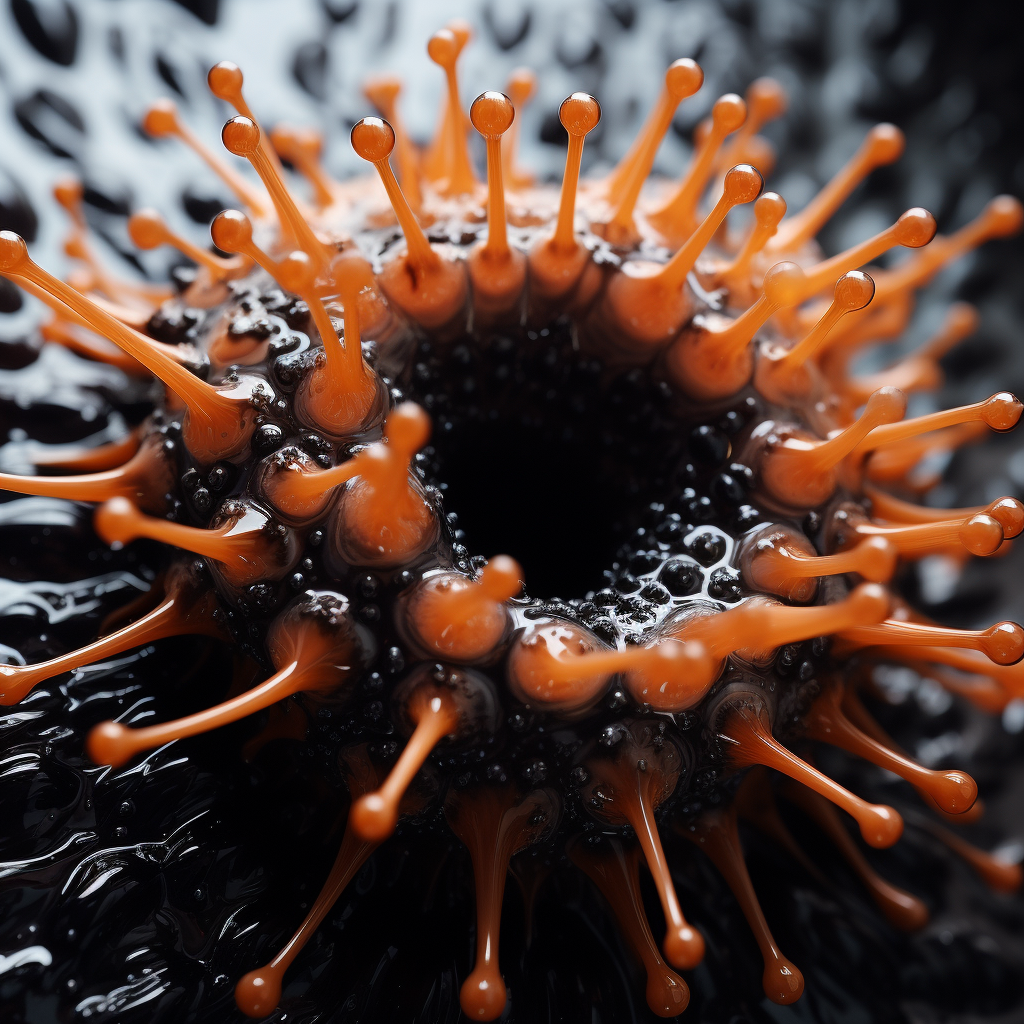 Ferrofluid Cenobite Abstract Image