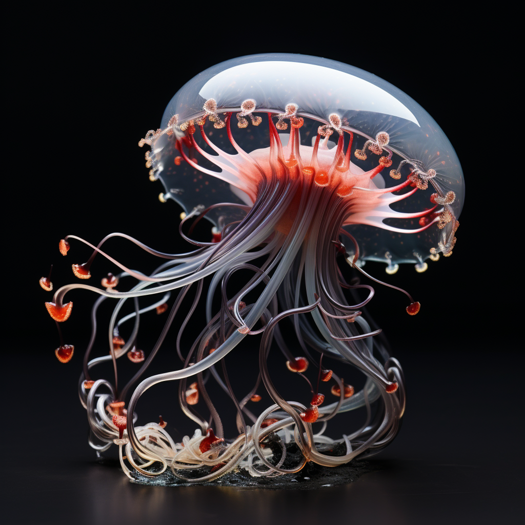 Ferrofluid jellyfish concept art