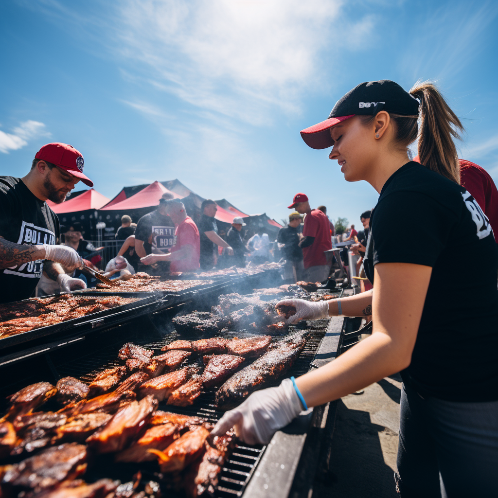 Vibrant BBQ United Festival Gathering