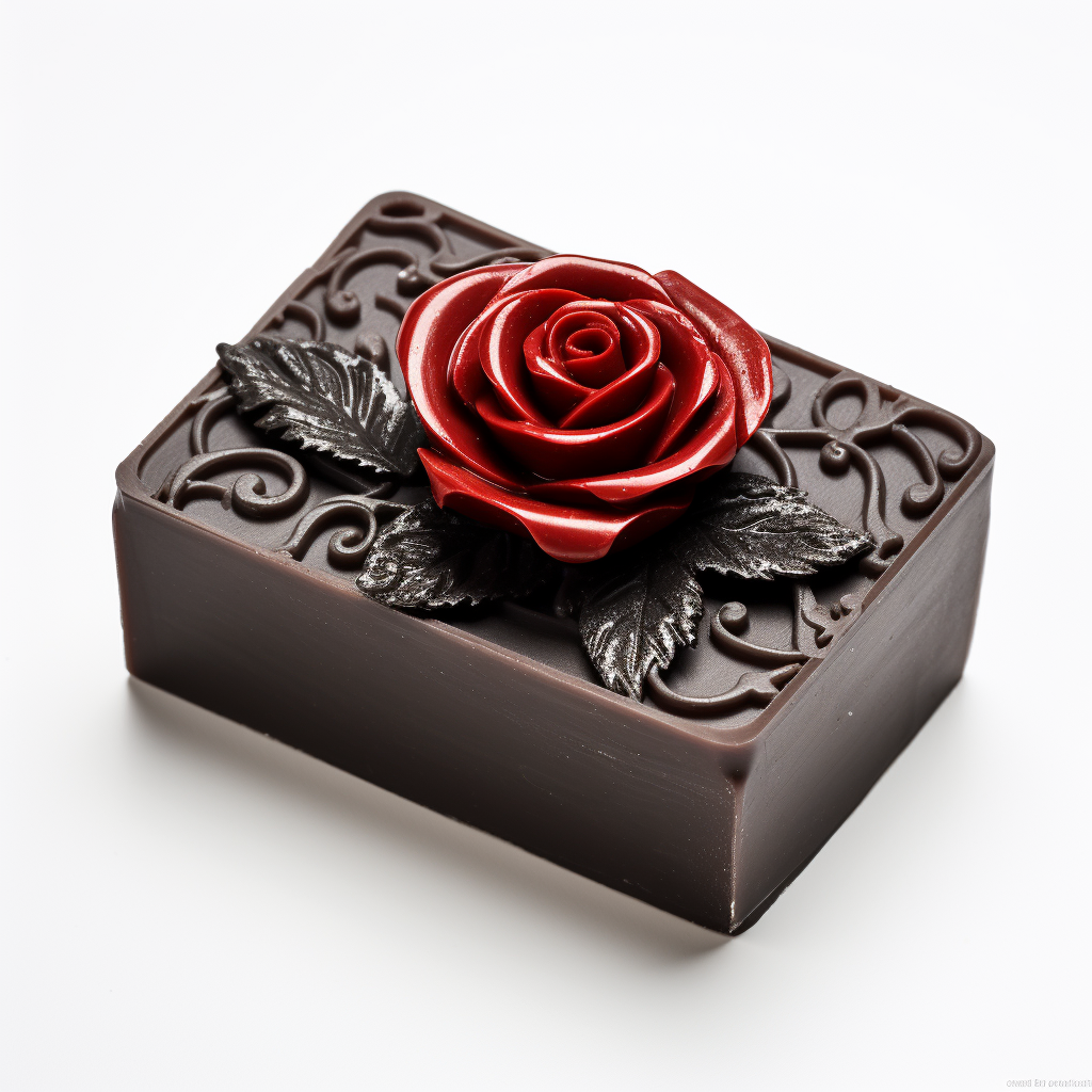 Women's Soap with Black Rose