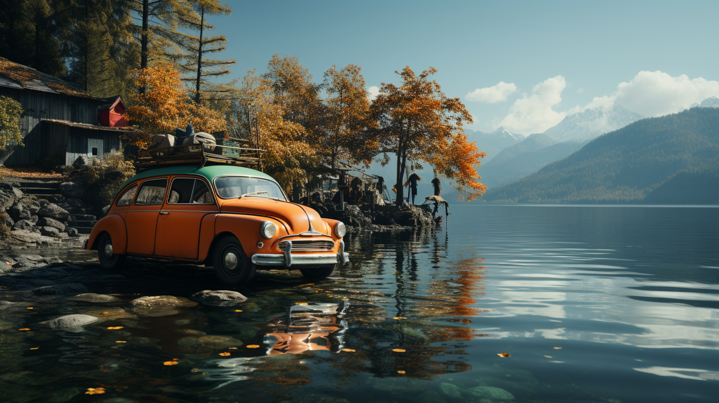 Fiat Multiply on Ferry Boat Crossing Pond