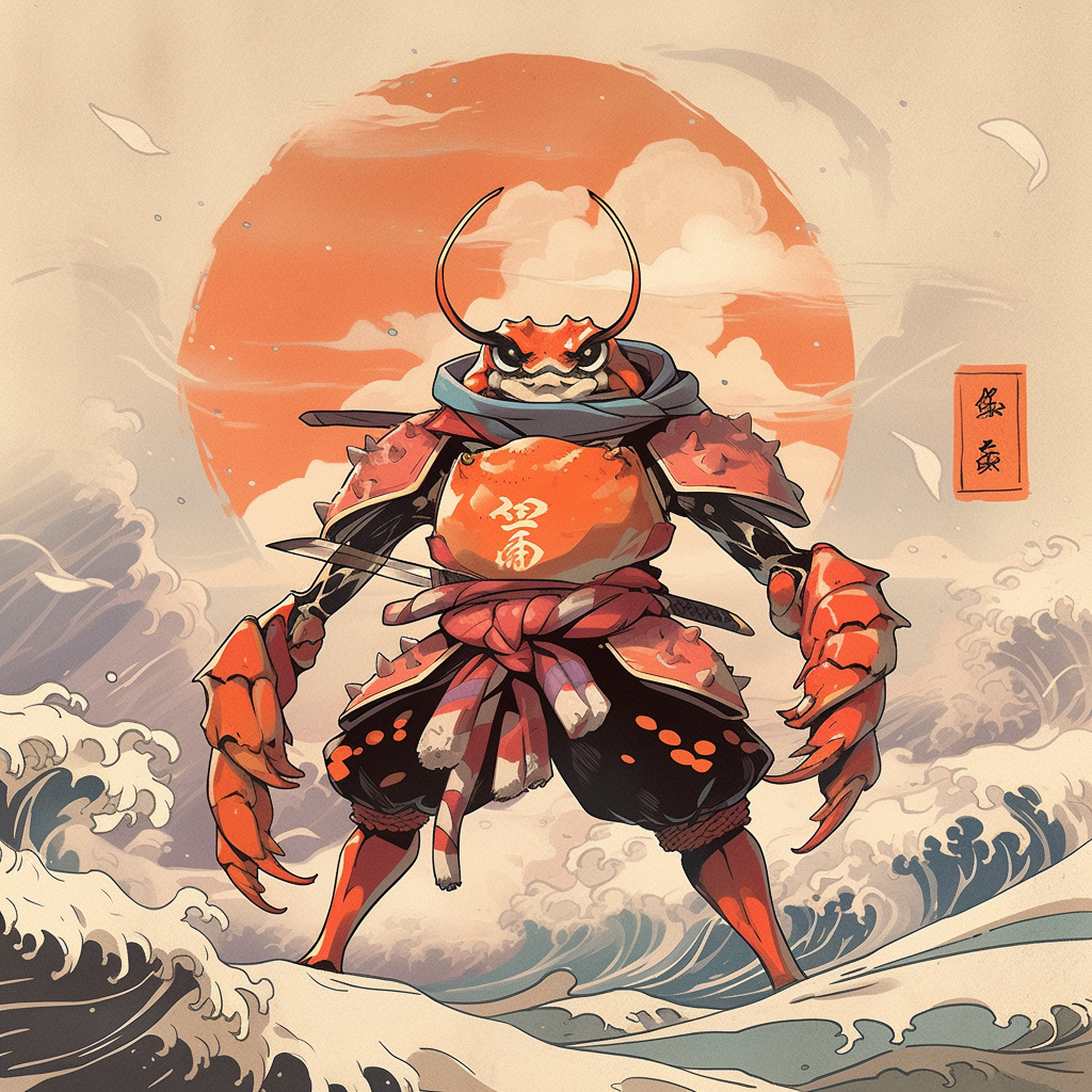 Fiddler Crab Ninja Artwork