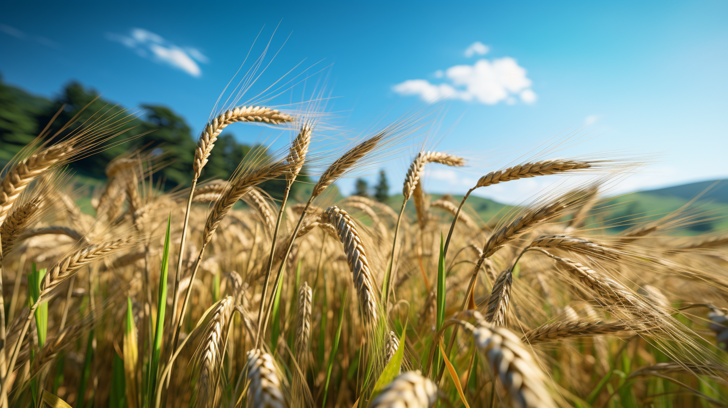 Barley Field in Sunlight