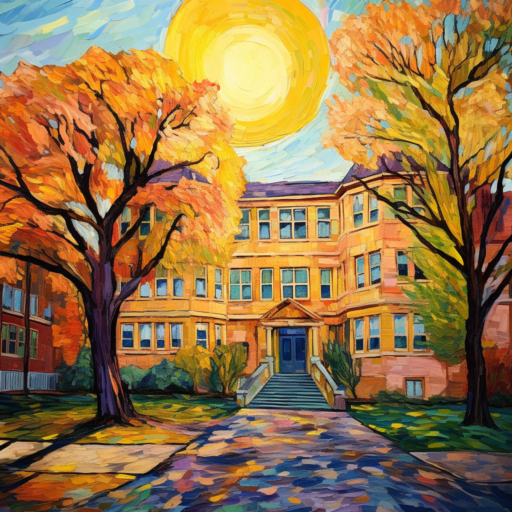 Fieldston High School of Ethical Cultural painting