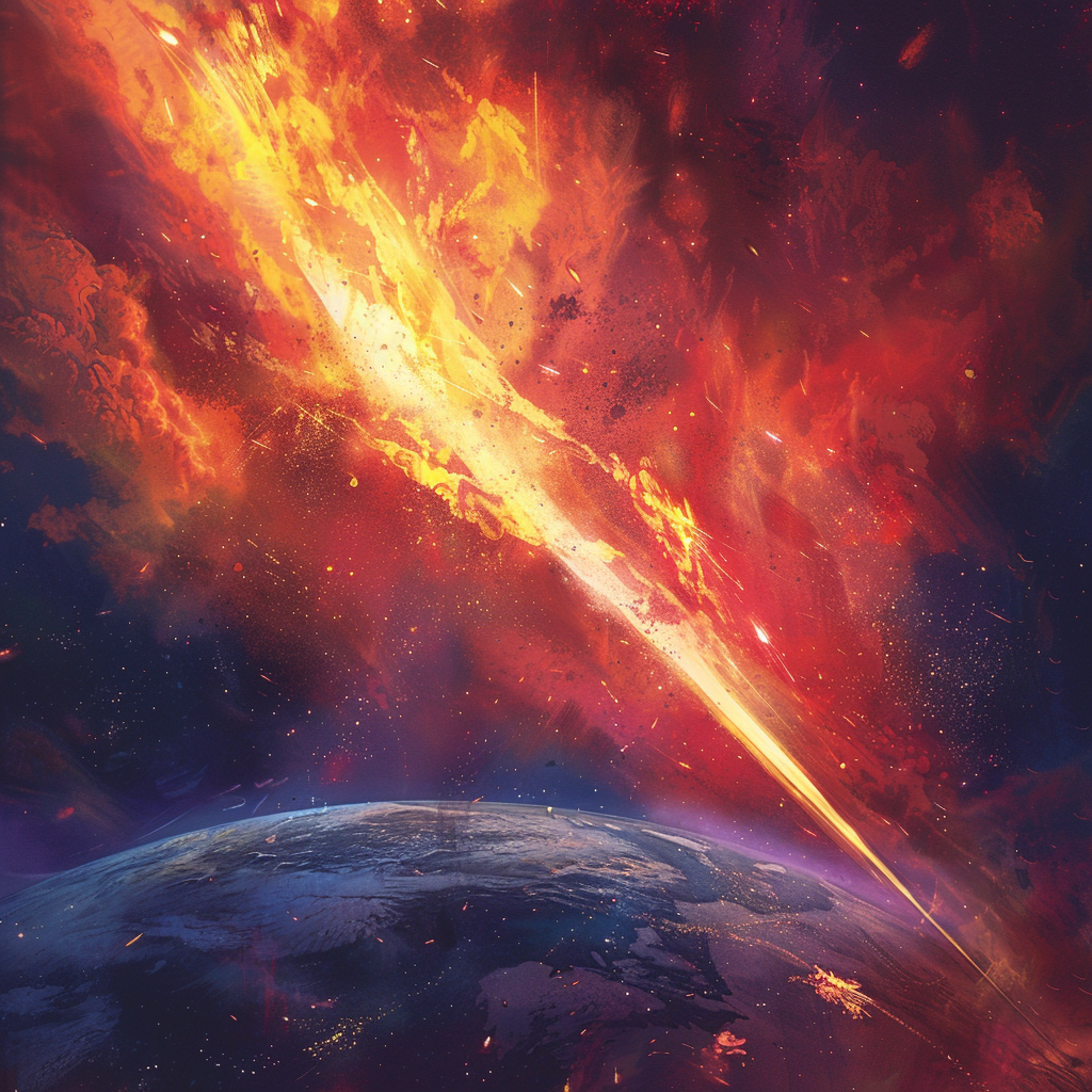 Fiery Destruction of Earth