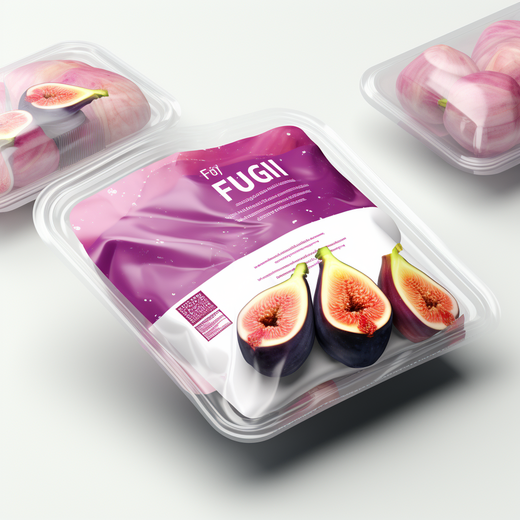 Nutrition facts for fig packaging