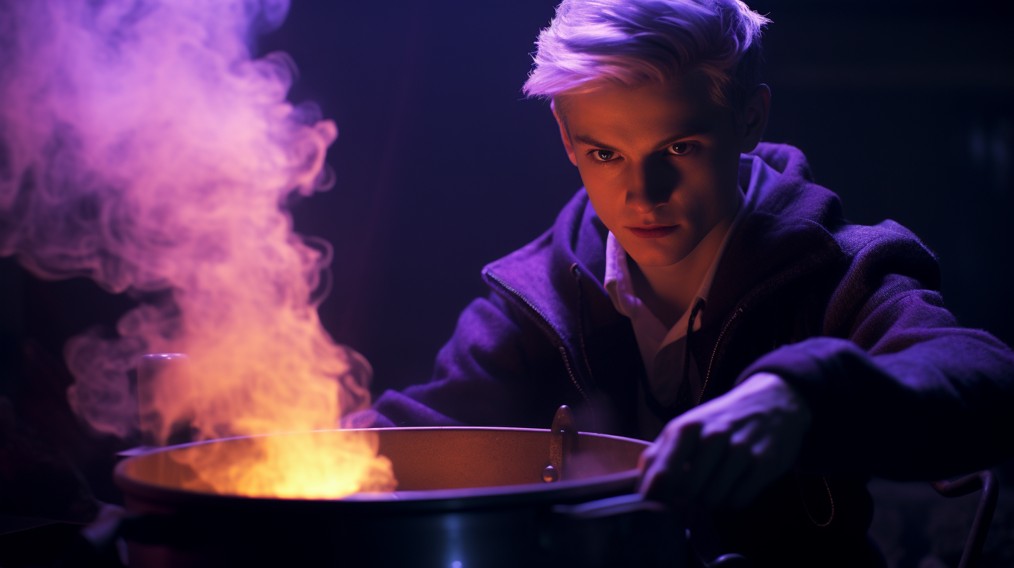 Film Noir Wizardcore Purple Orange Jack Gleeson