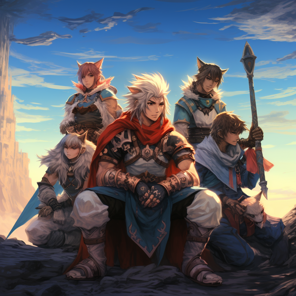 Anime-style image from Final Fantasy XIV