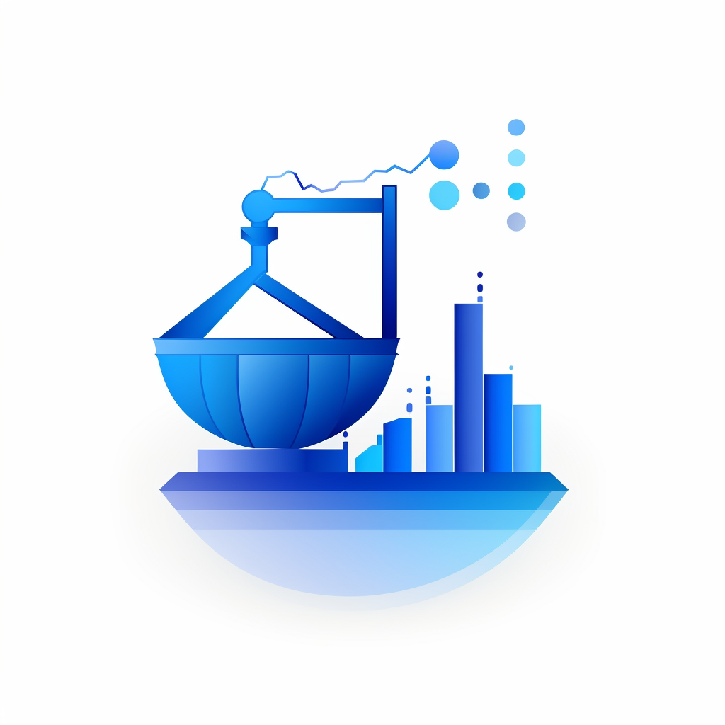 Simple Finance Icon: Pump & Dump Chart