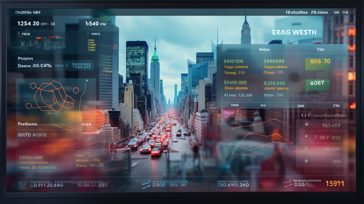 Company financials and weather forecast in New York