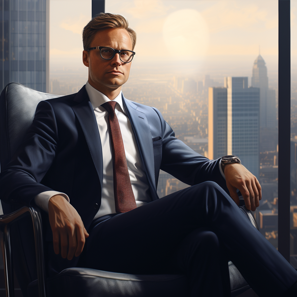 Ultrarealistic image of Finnish CEO