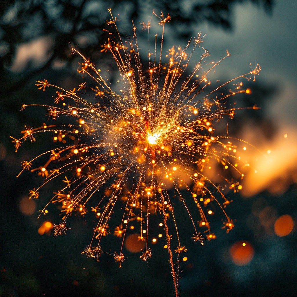 Stunning Fireworks Lighting Up the Night