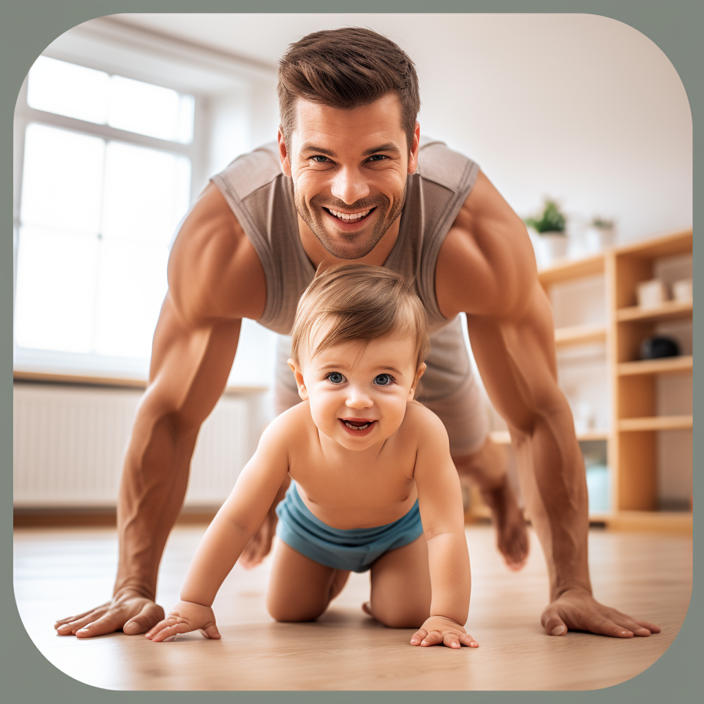 Fitness exercises with babies