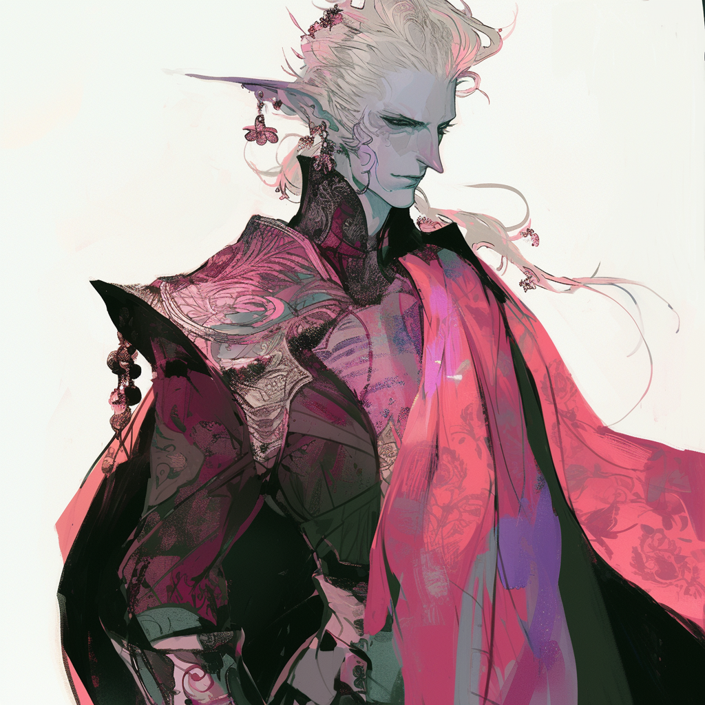 Flamboyant effiminate elf king