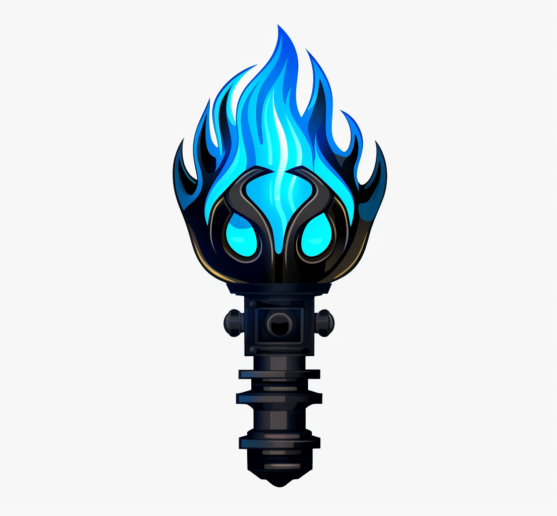 Flameless Small Gas Torch Illustration