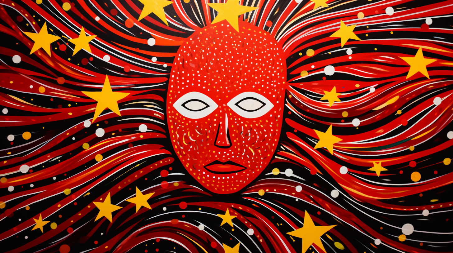 Colorful Flash Artwork by Yayoi Kusama