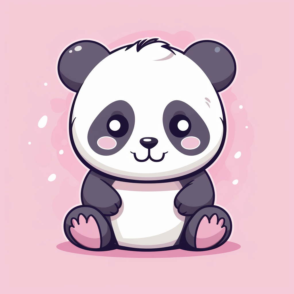 Cute and Adorable Panda Emoji