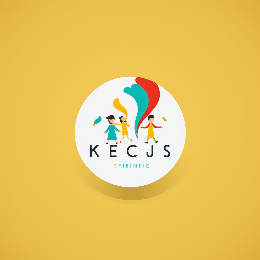 Colorful Flat Vector Logo for Education Company