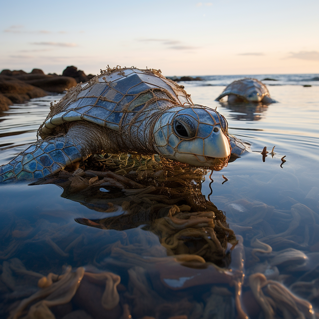 Recycled Marine Debris Celebrating Endangered Marine Species