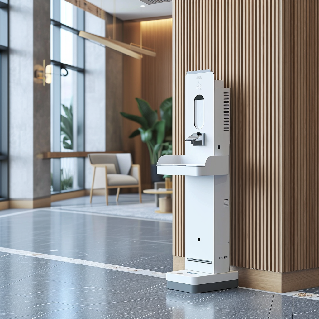 Hand Sanitizing Station for Floors