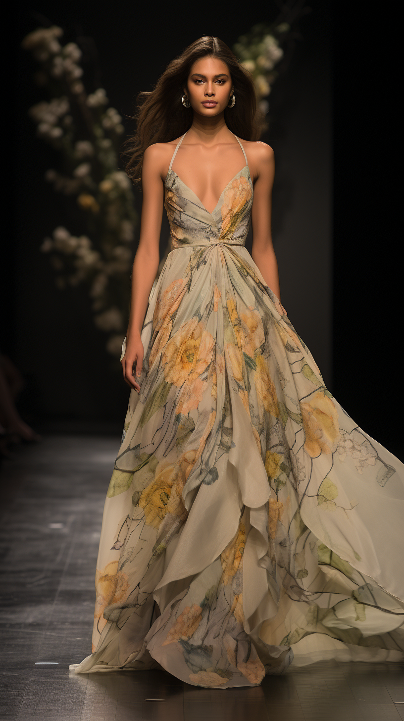 Ethereal Aria in Flora Gown