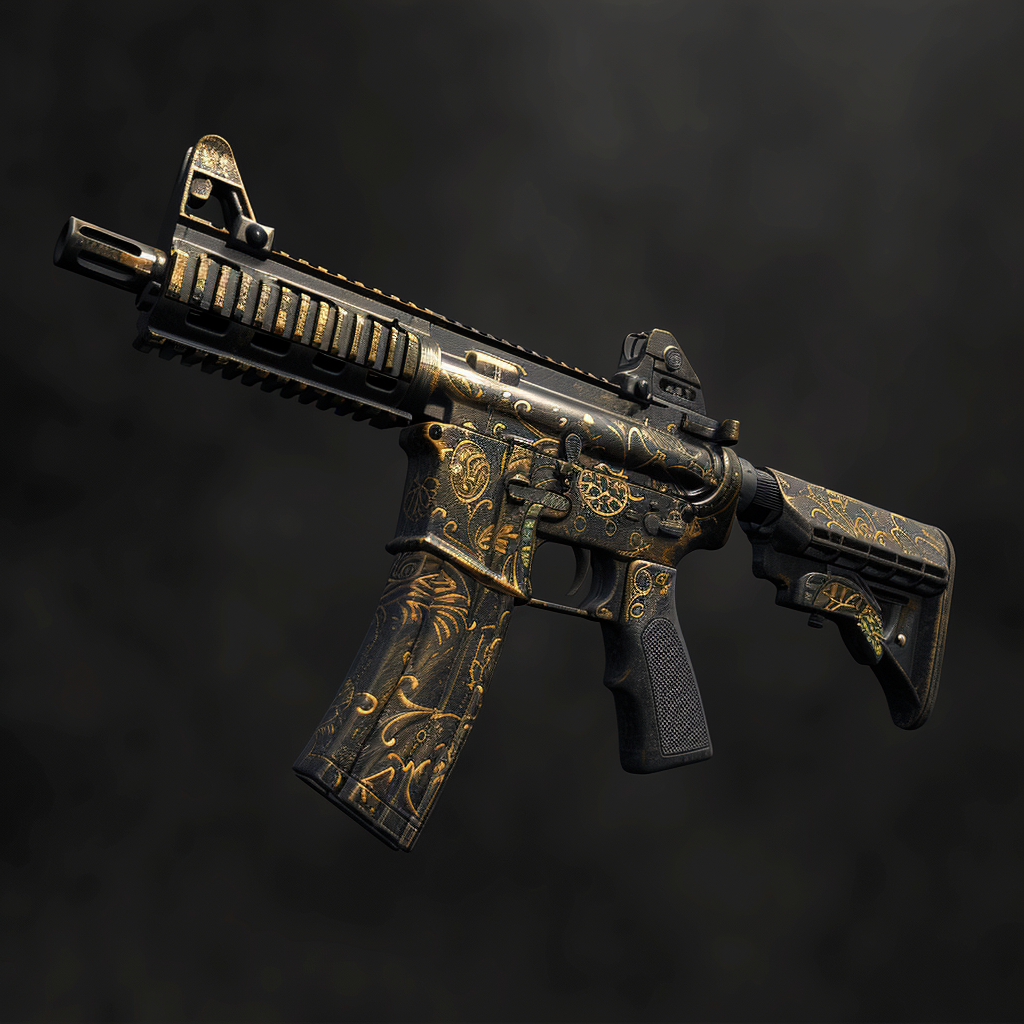 Floral CS:GO AR15 Weapon