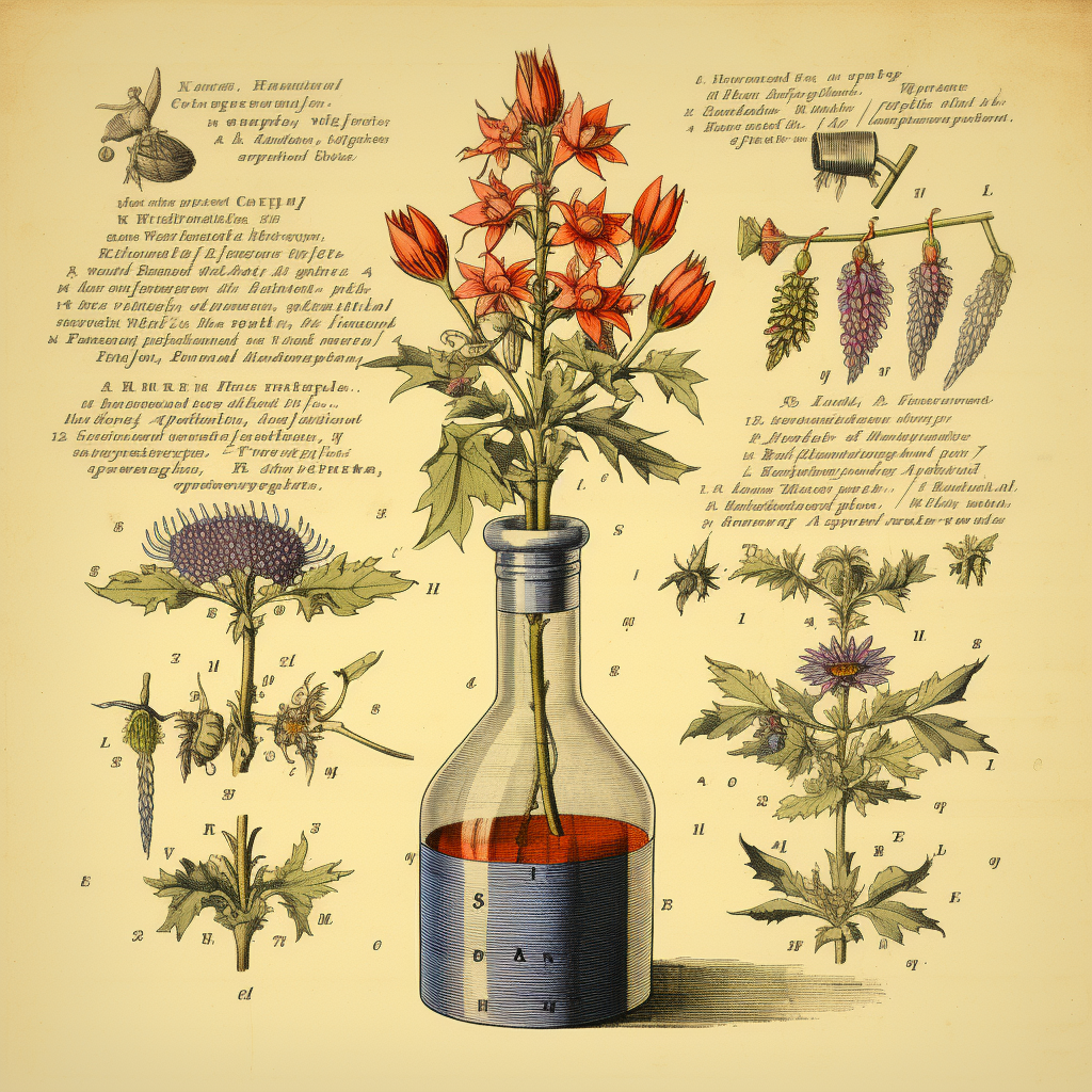 Medicinal flower tincture for virus cure