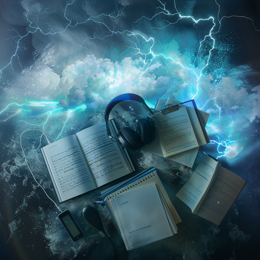 Thunderstorm Study Tools Music Concept