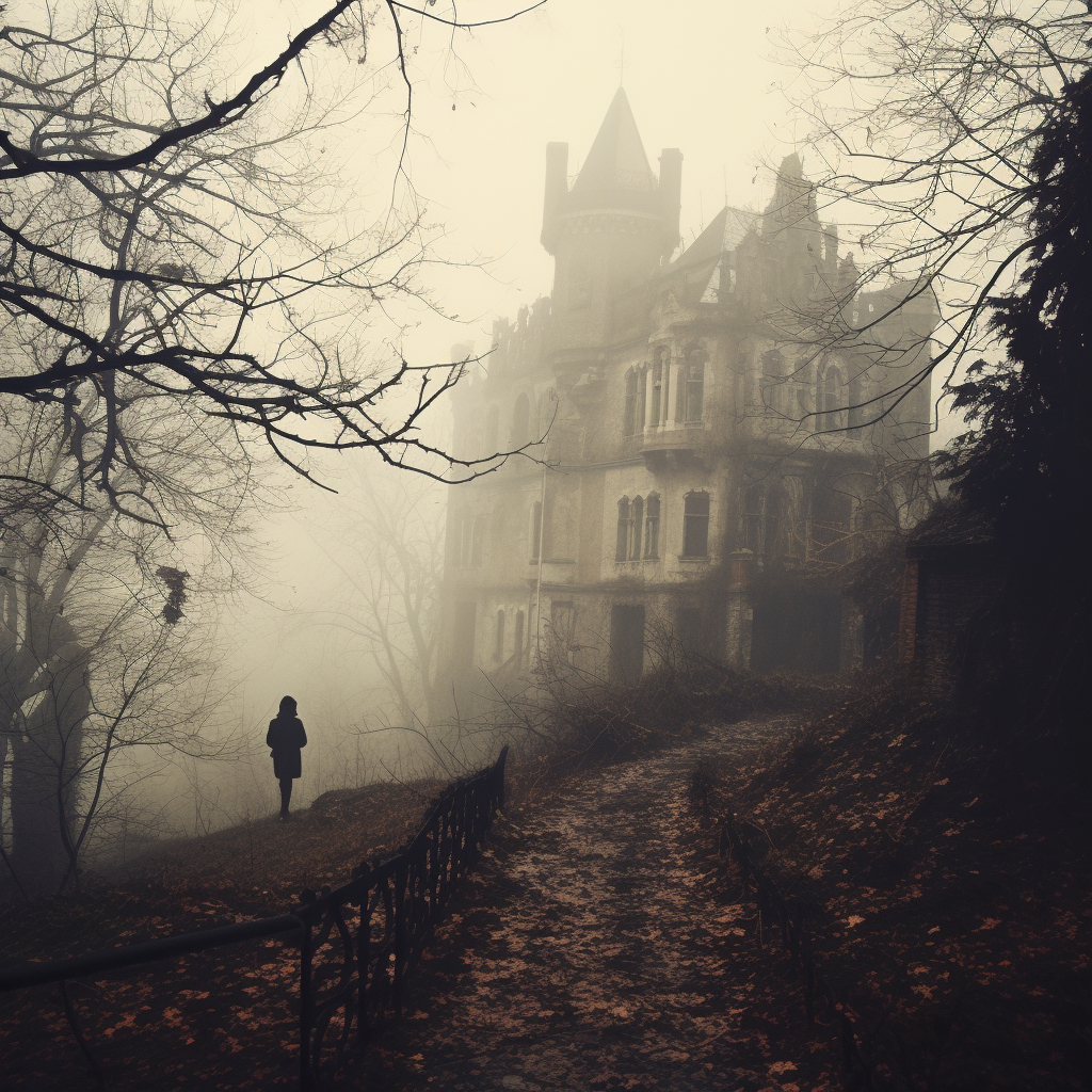 Fogged Abandoned Castle