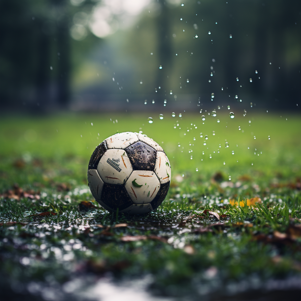 Professional Soccer Ball in Dreamy Afternoon