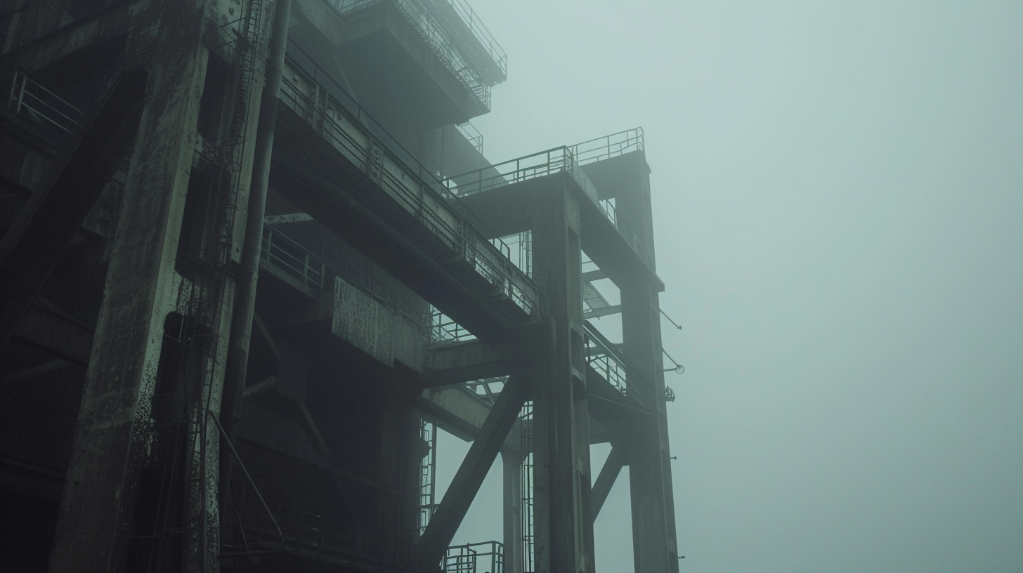 Foggy structure in Shwedoff style painting