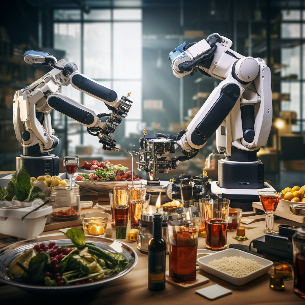 Robots and Machines in Food & Beverage Industry