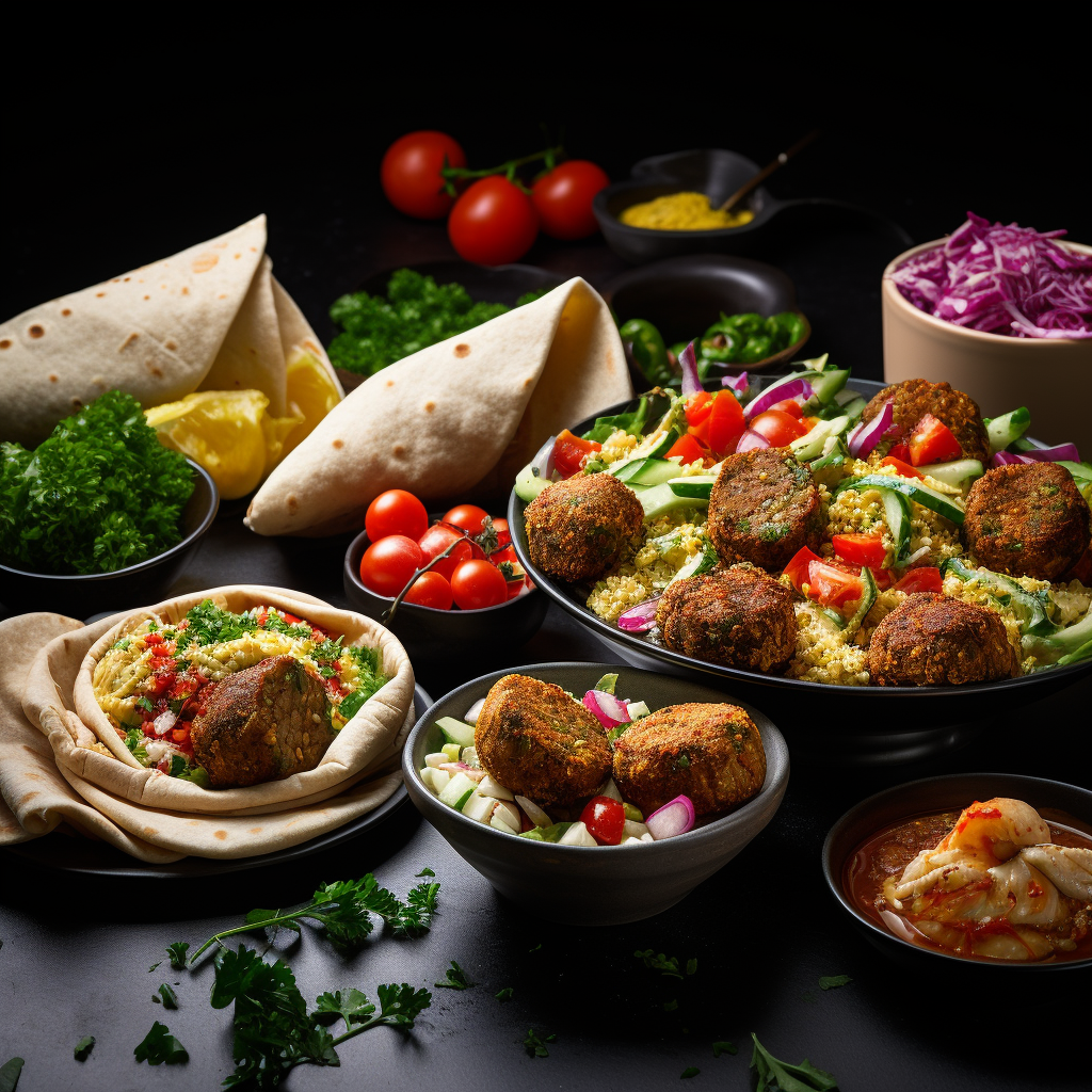 Shawarma Falafel Oriental Foods Spread