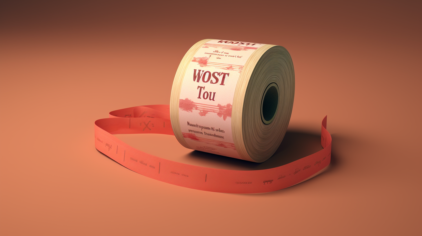 Memo Tape with Words  Don't Waste Food