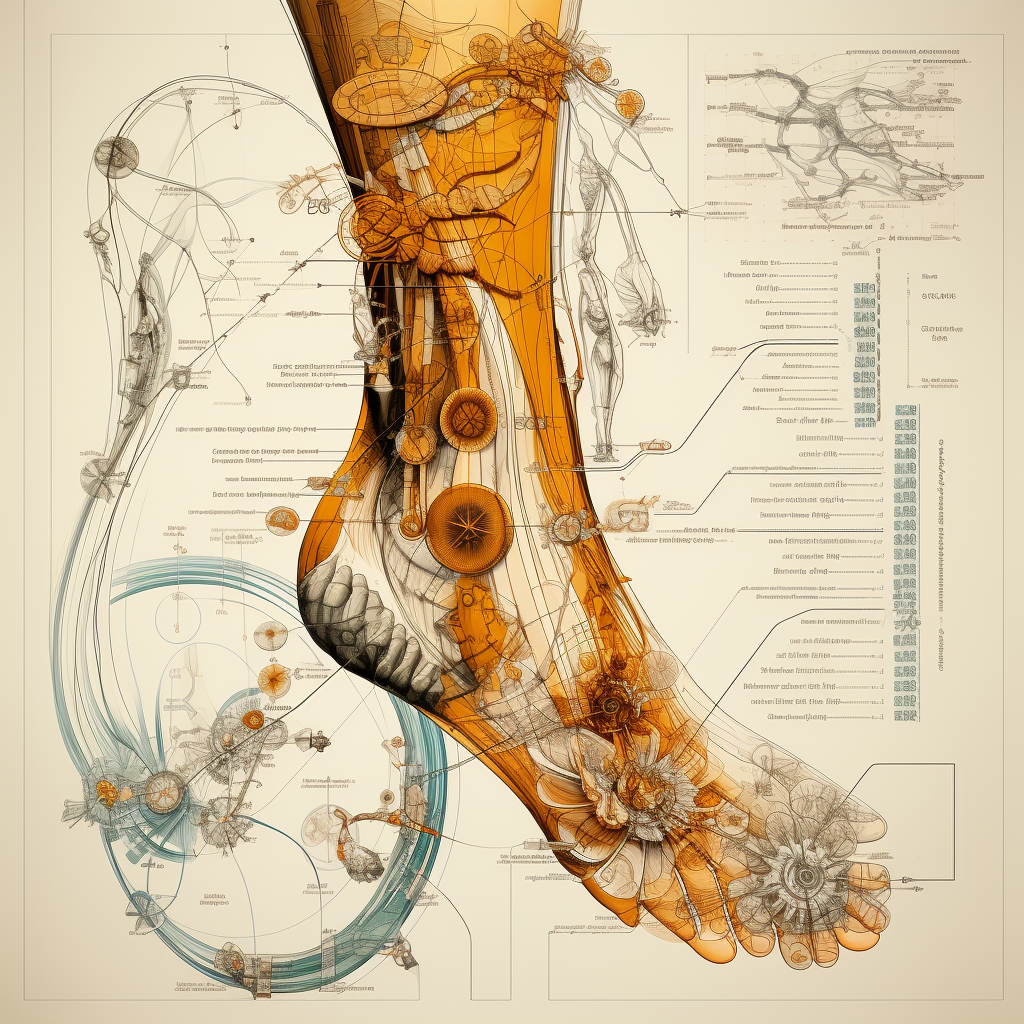 Illustration of Foot Structure