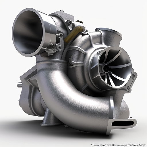 Cartoon of Ford Powerstroke Diesel Turbo Charger