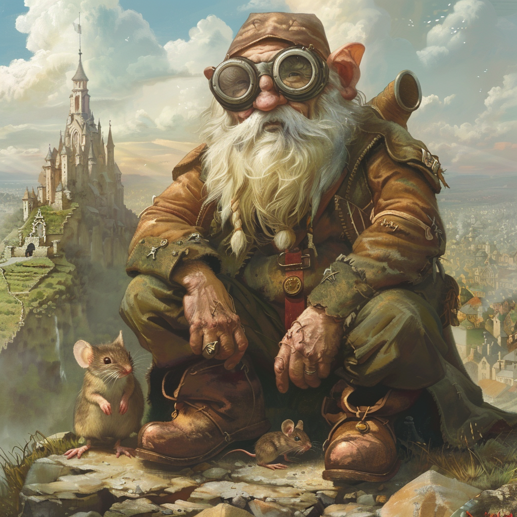 Male Forest Gnome Artificer Pilot