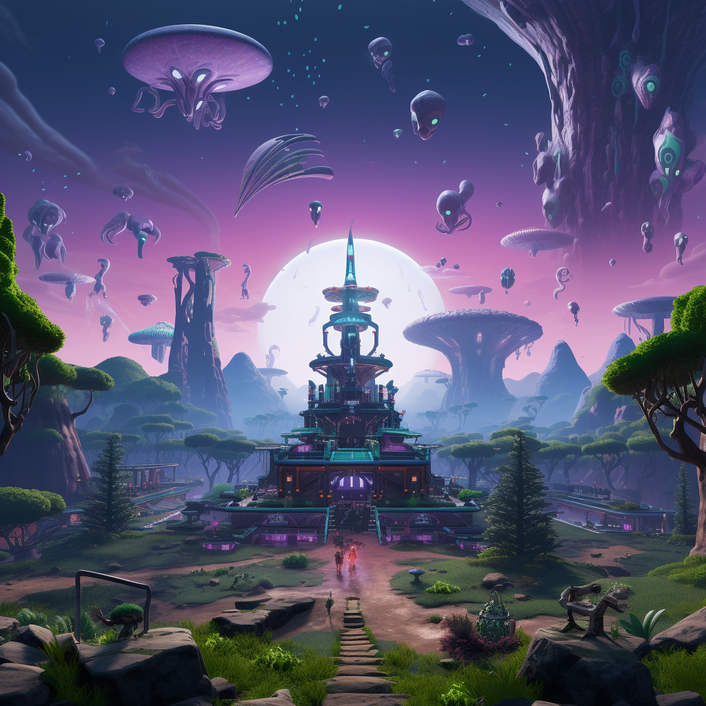 Fortnite Alien Civilization Exploration