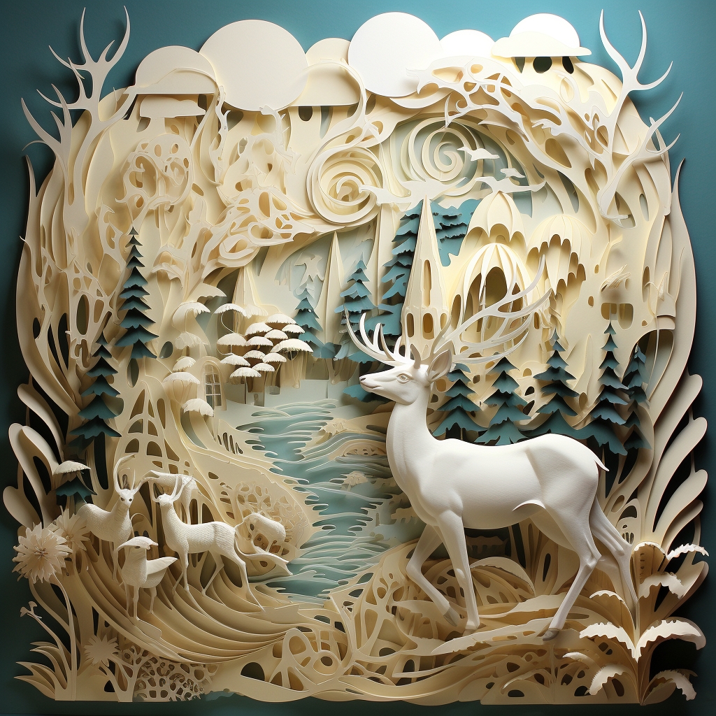 Stunning paper art masterpiece