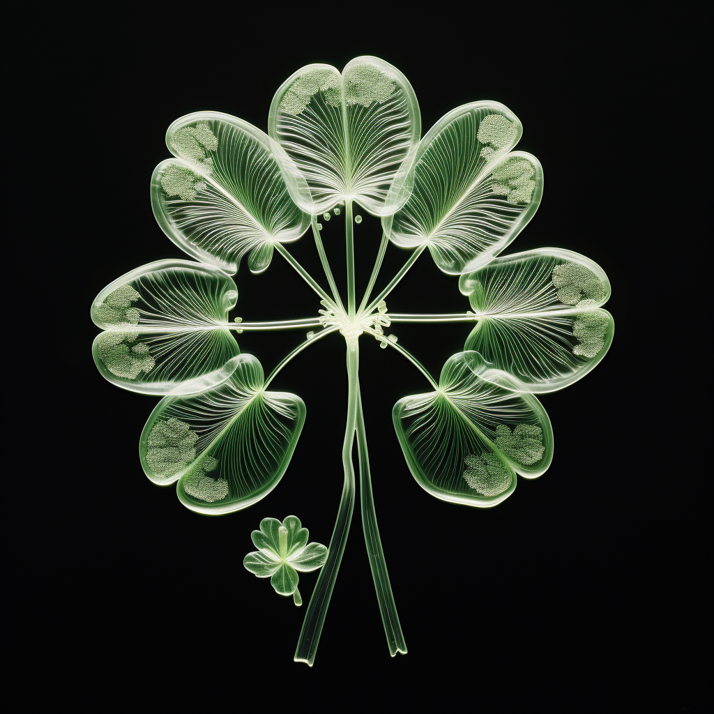 X-Ray of Four-Leaf Clover