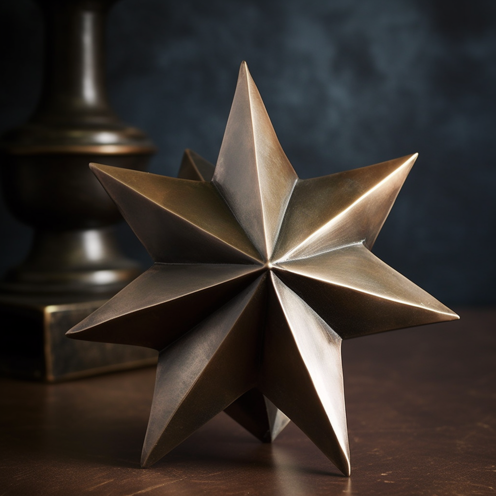 Four point star graphic