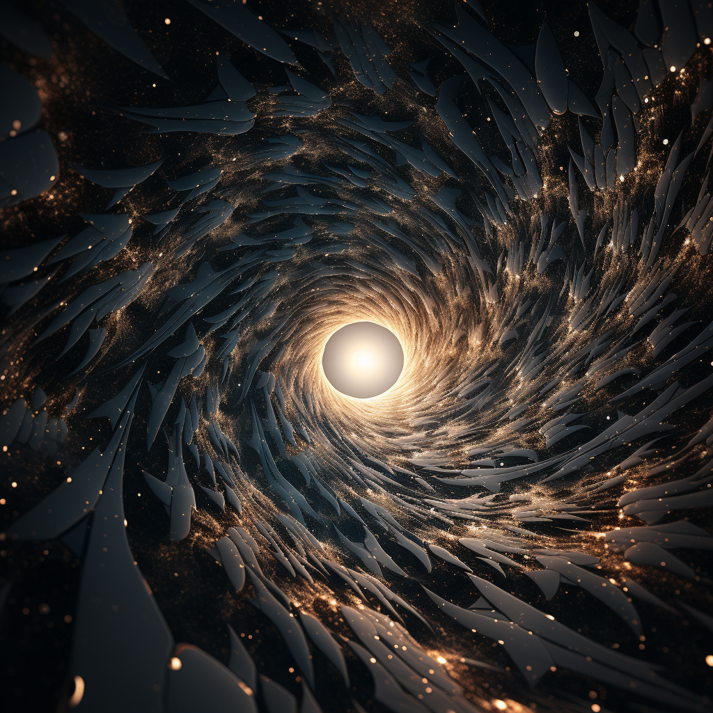 A mesmerizing fractal blackhole