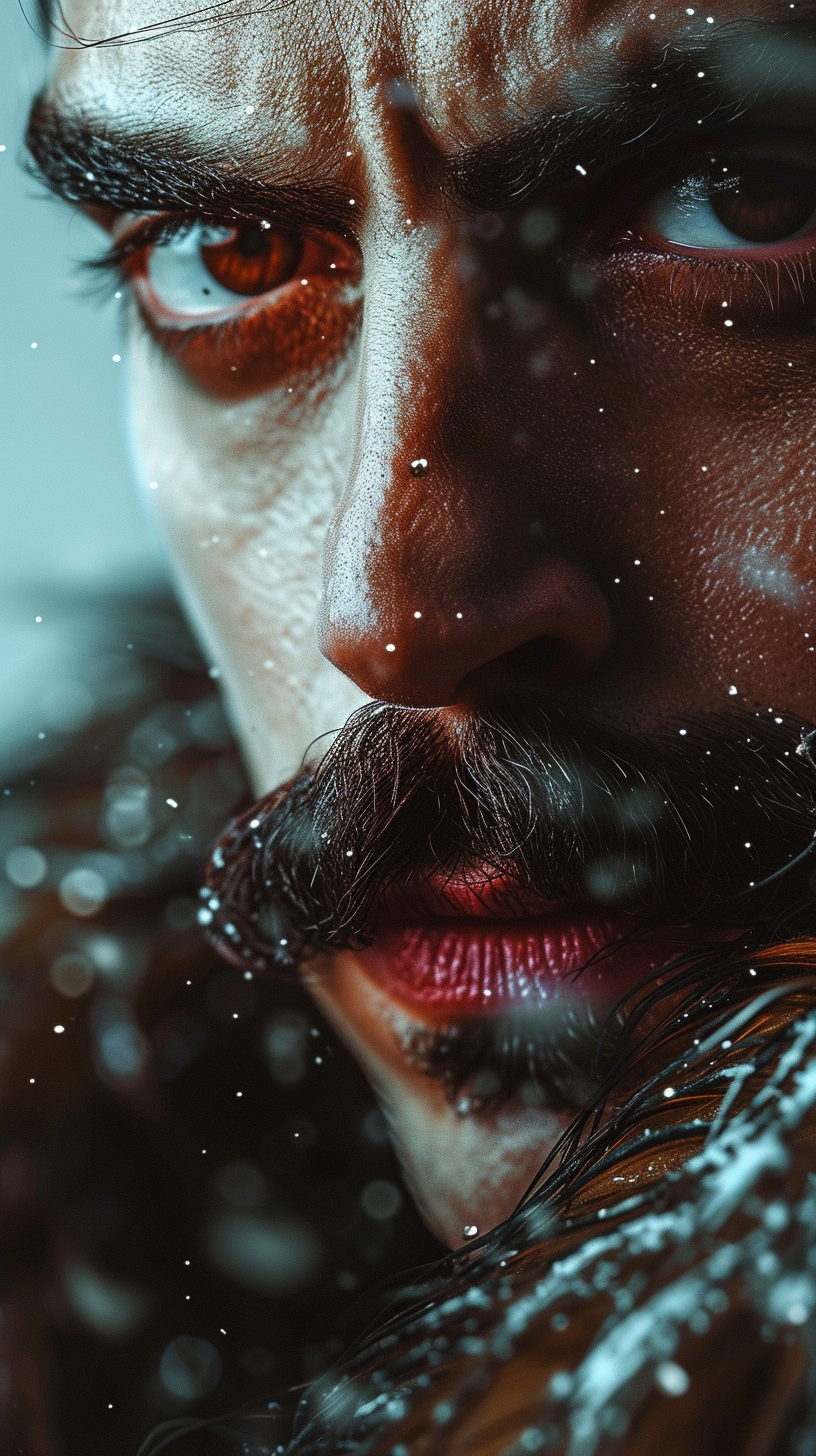 Close-Up Cyberpunk Photo Freddie Mercury