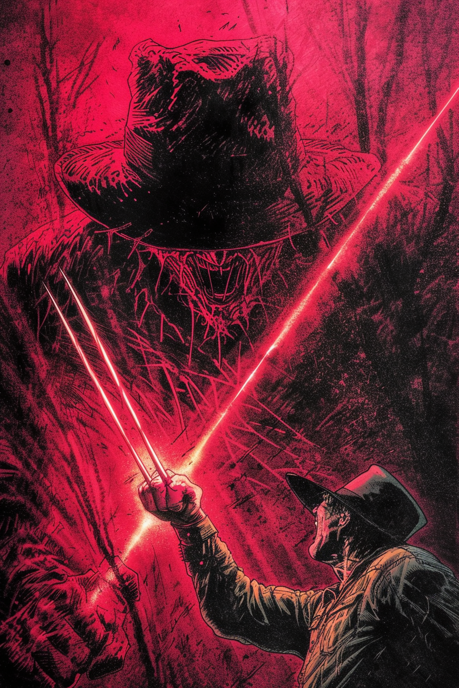 Freddy Krueger vs Wolverine Graphic Novel