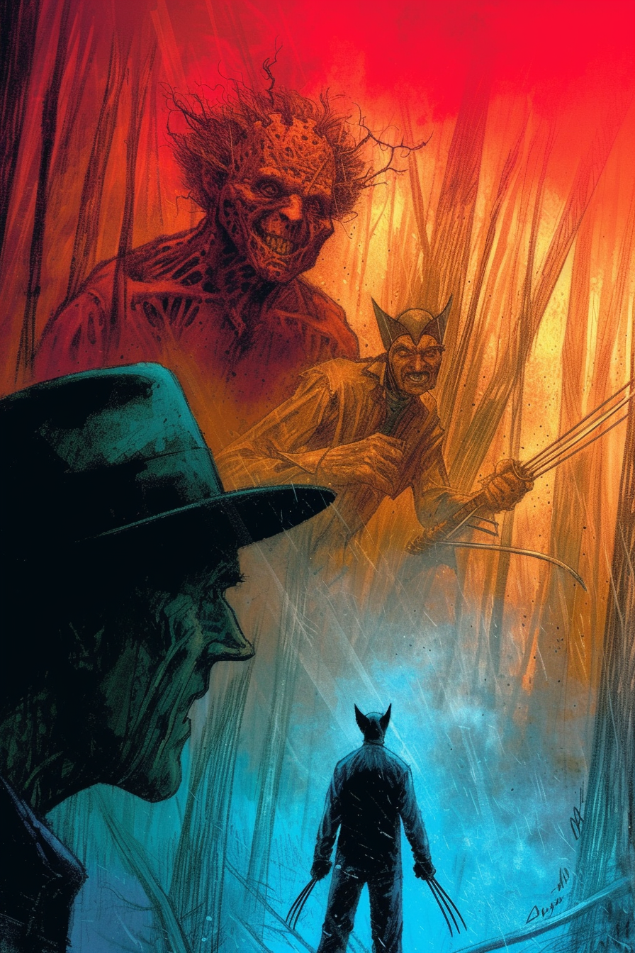 Freddy Krueger vs Wolverine Graphic Novel