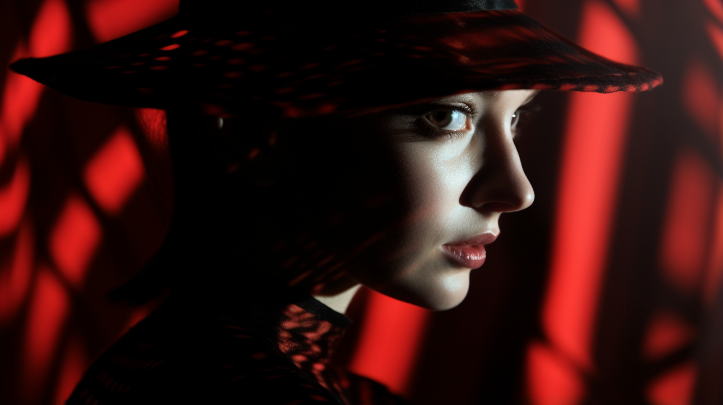 Freddy Kruger girl with morning backlight