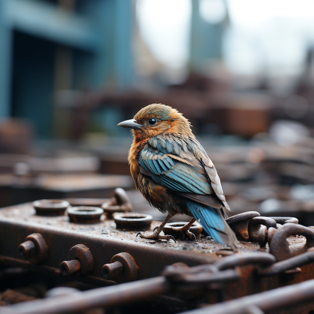 Bird Flying Out of Open Cage