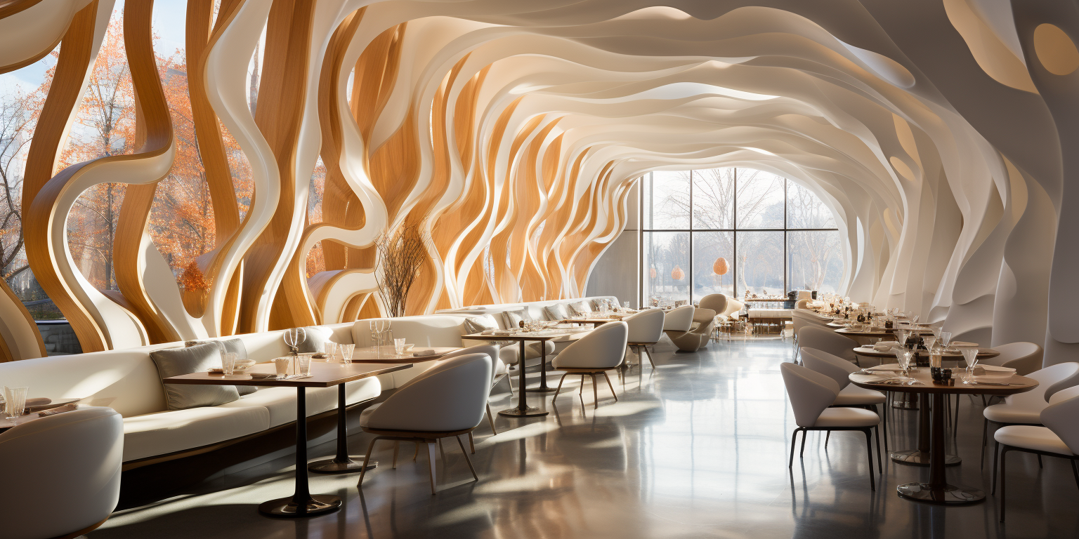 Stunning French-Asian Fusion Restaurant Interior