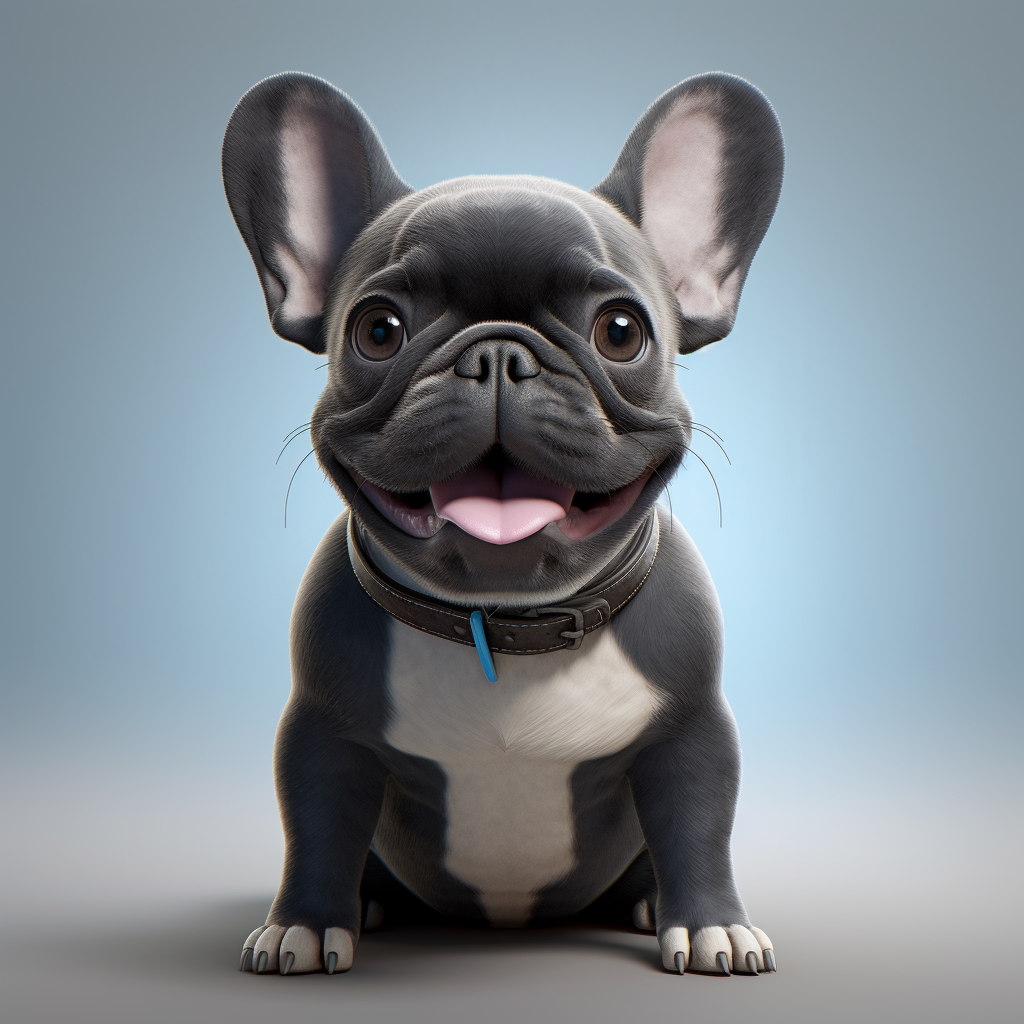 Adorable Stitch-like French Bulldog